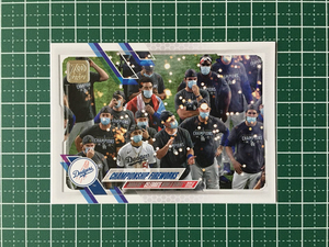 ★TOPPS MLB 2021 SERIES 2 #490 CHAMPION FIREWORKS［LOS ANGELES DODGERS］ベースカード★