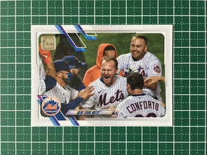 ★TOPPS MLB 2021 SERIES 2 #555 TEAM CARD／ALONSO［NEW YORK METS］ベースカード★