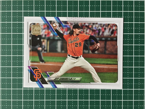 ★TOPPS MLB 2021 SERIES 2 #382 JEFF SAMARDZIJA［SAN FRANCISCO GIANTS］ベースカード★