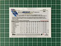 ★TOPPS MLB 2021 SERIES 2 #544 BRAD KELLER［KANSAS CITY ROYALS］ベースカード★_画像2