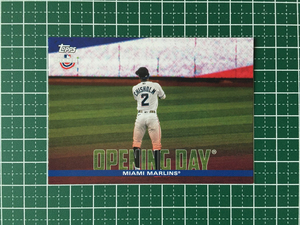 ★TOPPS MLB 2022 OPENING DAY #OD-10 MIAMI MARLINS／JAZZ CHISHOLM JR. インサートカード「OPENING DAY」★