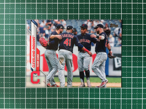 ★TOPPS MLB 2020 SERIES 1 #65 TEAM CARD［CLEVELAND INDIANS］ベースカード 20★