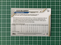 ★TOPPS MLB 2020 SERIES 1 #331 KEVIN McCARTHY［KANSAS CITY ROYALS］ベースカード 20★_画像2