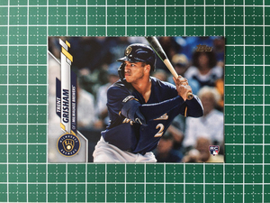 ★TOPPS MLB 2020 SERIES 1 #9 TRENT GRISHAM［MILWAUKEE BREWERS］ベースカード ルーキー RC 20★