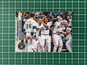 ★TOPPS MLB 2020 SERIES 1 #27 TEAM CARD［MILWAUKEE BREWERS］ベースカード 20★