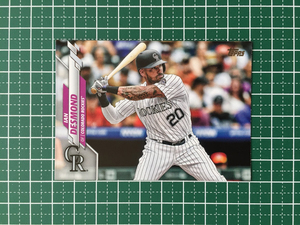 ★TOPPS MLB 2020 SERIES 1 #268 IAN DESMOND［COLORADO ROCKIES］ベースカード 20★