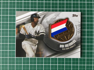 ★TOPPS MLB 2020 SERIES 1 #GGM-DG DIDI GREGORIUS［NEW YORK YANKEES］「GLOBAL GAME MEDALLION MANUFACTURED RELICS」★