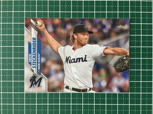 ★TOPPS MLB 2020 SERIES 2 #600 DREW STECKENRIDER［MIAMI MARLINS］ベースカード 20★