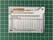 ★TOPPS MLB 2020 SERIES 2 #580 DELLIN BETANCES［NEW YORK METS］ベースカード 20★_画像2