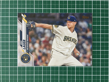 ★TOPPS MLB 2020 SERIES 2 #589 ERIC LAUER［MILWAUKEE BREWERS］ベースカード 20★_画像1