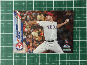 ★TOPPS MLB 2020 SERIES 2 #691 BROCK BURKE［TEXAS RANGERS］ベースカード RAINBOW パラレル版 ルーキー RC 20★