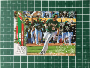 ★TOPPS MLB 2020 HOLIDAY #HW46 MATT OLSON［OAKLAND ATHLETICS］ベースカード★