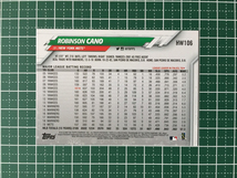 ★TOPPS MLB 2020 HOLIDAY #HW106 ROBINSON CANO［NEW YORK METS］ベースカード★_画像2