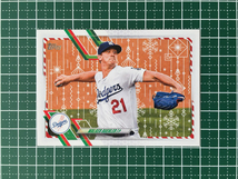 ★TOPPS MLB 2021 HOLIDAY #HW13 WALKER BUEHLER［LOS ANGELES DODGERS］ベースカード「BASE」★_画像1