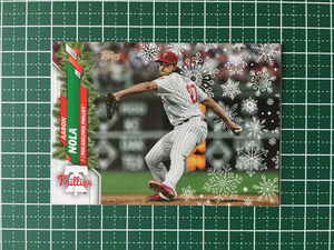 ★TOPPS MLB 2020 HOLIDAY #HW73 AARON NOLA［PHILADELPHIA PHILLIES］ベースカード★