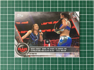 ★TOPPS WWE 2020 WOMEN'S DIVISION #44 NIKKI CROSS WINS THE RIGHT TO CHOOSE THE STIPULATION FOR ALEXA BLISS' TITLE MATCH★