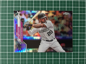 ★TOPPS CHROME MLB 2020 #36 IAN DESMOND［COLORADO ROCKIES］ベースカード パラレル版 20★