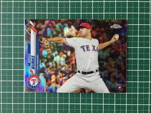 ★TOPPS CHROME MLB 2020 #159 BROCK BURKE［TEXAS RANGERS］ベースカード パラレル版 ルーキー RC 20★