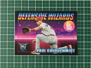 ★TOPPS MLB 2021 BIG LEAGUE #DW-8 PAUL GOLDSCHMIDT［ST. LOUIS CARDINALS］インサートカード「DEFENSIVE WIZARDS」★