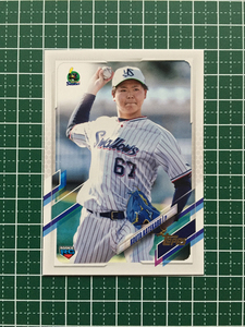 ★TOPPS 2021 NPB プロ野球 #52 嘉手苅浩太［東京ヤクルトスワローズ］ベースカード「BASE」ルーキー「RC」★