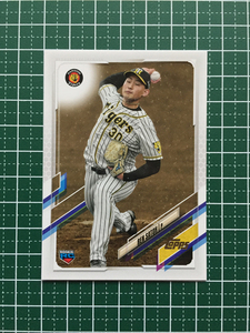 ★TOPPS 2021 NPB プロ野球 #85 佐藤蓮［阪神タイガース］ベースカード「BASE」ルーキー「RC」★