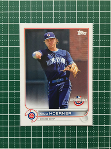 ★TOPPS MLB 2022 OPENING DAY #147 NICO HOERNER［CHICAGO CUBS］ベースカード「BASE」★