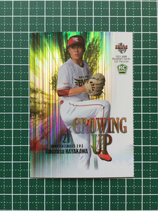 ★BBM 2021 プロ野球 1st バージョン #GU04 早川隆久［東北楽天ゴールデンイーグルス］インサートカード「GROWING UP」ルーキー RC★