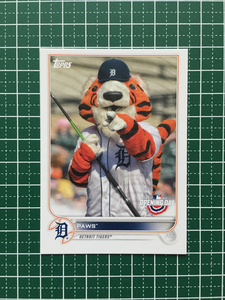 ★TOPPS MLB 2022 OPENING DAY #M-8 PAWS［DETROIT TIGERS］インサートカード「MASCOTS」★