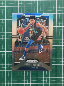 ★PANINI NBA 2019-20 PRIZM #80 JUSTIN JACKSON［DALLAS MAVERICKS］ベースカード SILVER パラレル版 2020★