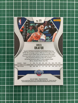 ★PANINI NBA 2019-20 PRIZM #171 JAHLIL OKAFOR［NEW ORLEANS PELICANS］ベースカード 2020★_画像2