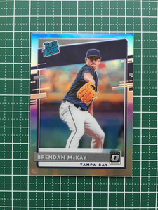 ★PANINI MLB 2020 DONRUSS OPTIC #36 BRENDAN MCKAY［TAMPA BAY RAYS］ベースカード「RATED ROOKIE」HOLO パラレル版 RC 20★