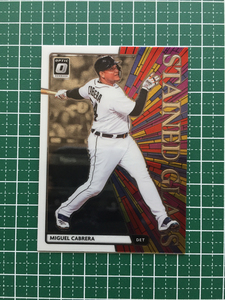 ★PANINI MLB 2020 DONRUSS OPTIC #SG-4 MIGUEL CABRERA［DETROIT TIGERS］インサートカード「STAINED GLASS」20★