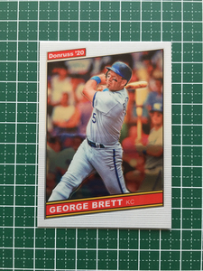 ★PANINI MLB 2020 DONRUSS OPTIC #R86-3 GEORGE BRETT［KANSAS CITY ROYALS］インサートカード「RETRO 1986」20★