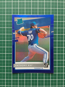 ★PANINI MLB 2020 DONRUSS #52 ANTHONY KAY［TORONTO BLUE JAYS］「RATED ROOKIES」BLUE HOLO パラレル版 ルーキー RC 20★