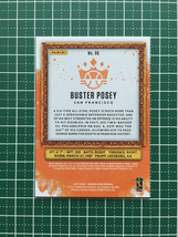 ★PANINI MLB 2020 DIAMOND KINGS #96 BUSTER POSEY［SAN FRANCISCO GIANTS］ベースカード パラレル版 20★_画像2