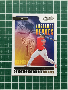 ★PANINI MLB 2020 ABSOLUTE #AH12 RAFAEL DEVERS［BOSTON RED SOX］インサートカード「ABSOLUTE HEROES」20★