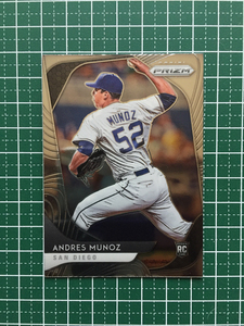 ★PANINI MLB 2020 PRIZM #62 ANDRES MUNOZ［SAN DIEGO PADRES］ベースカード ルーキー RC 20★