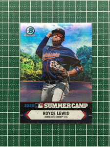 ★TOPPS MLB 2021 BOWMAN CHROME #SC-22 ROYCE LEWIS［MINNESOTA TWINS］インサートカード「2020 SUMMER CAMP」★