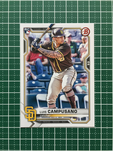 ★TOPPS MLB 2021 BOWMAN #68 LUIS CAMPUSANO［SAN DIEGO PADRES］ベースカード「BASE」ルーキー RC★