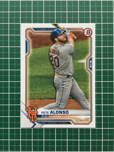 ★TOPPS MLB 2021 BOWMAN #86 PETE ALONSO［NEW YORK METS］ベースカード「BASE」★