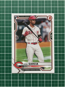 ★TOPPS MLB 2021 BOWMAN #56 JOSE GARCIA［CINCINNATI REDS］ベースカード「BASE」ルーキー RC★