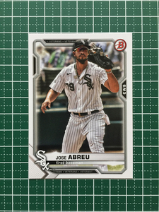 ★TOPPS MLB 2021 BOWMAN #92 JOSE ABREU［CHICAGO WHITE SOX］ベースカード「BASE」★