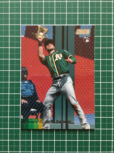 ★TOPPS MLB 2020 STADIUM CLUB #170 SETH BROWN［OAKLAND ATHLETICS］ベースカード ルーキー RC 20★