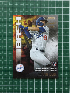 ★TOPPS MLB 2020 STADIUM CLUB #BAB-12 GAVIN LUX［LOS ANGELES DODGERS］インサートカード「BASH & BURN」ルーキー RC 20★