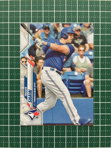 ★TOPPS MLB 2020 UPDATE SERIES #U-170 TRAVIS SHAW［TORONTO BLUE JAYS］ベースカード 20★