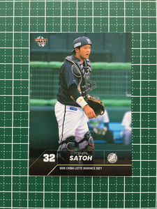 ★BBM 2021 プロ野球 ベースボールカード #M37 佐藤都志也［千葉ロッテマリーンズ］レギュラーカード★