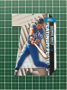 ★TOPPS MLB 2021 SERIES 1 #PDC-8 GEORGE BRETT［KANSAS CITY ROYALS］インサートカード「TOPPS PLATINUM PLAYERS DIE-CUTS」★