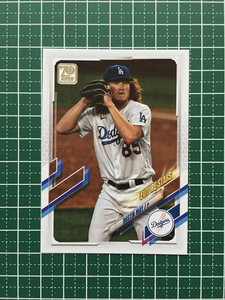 ★TOPPS MLB 2021 SERIES 2 #355 DUSTIN MAY［LOS ANGELES DODGERS］ベースカード「FS」★