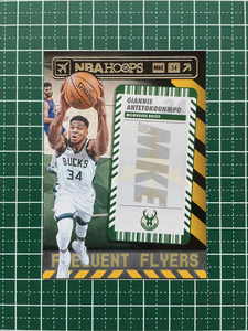 ★PANINI 2021-22 NBA HOOPS #2 GIANNIS ANTETOKOUNMPO［MILWAUKEE BUCKS］インサートカード「FREQUENT FLYERS」★