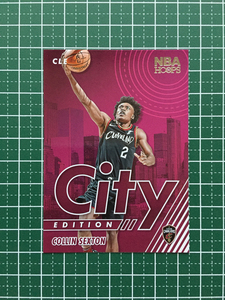 ★PANINI 2021-22 NBA HOOPS #17 COLLIN SEXTON［CLEVELAND CAVALIERS］インサートカード「CITY EDITION」★